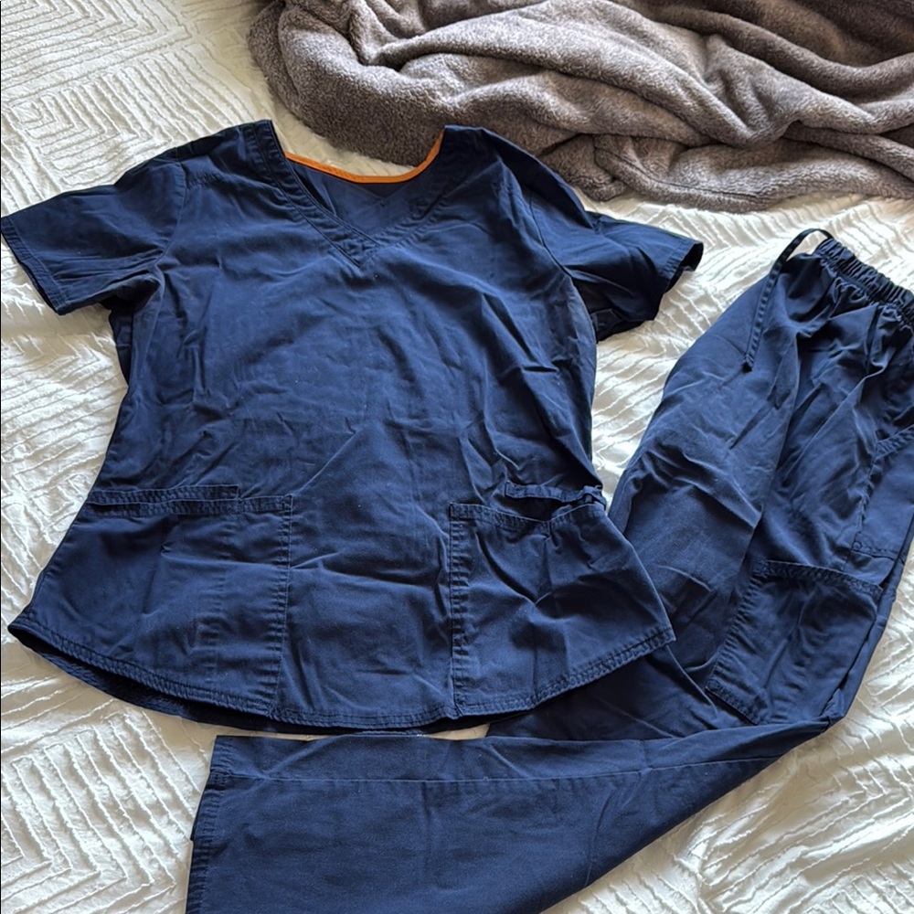 Scrubstar Navy Blue Scrub Set